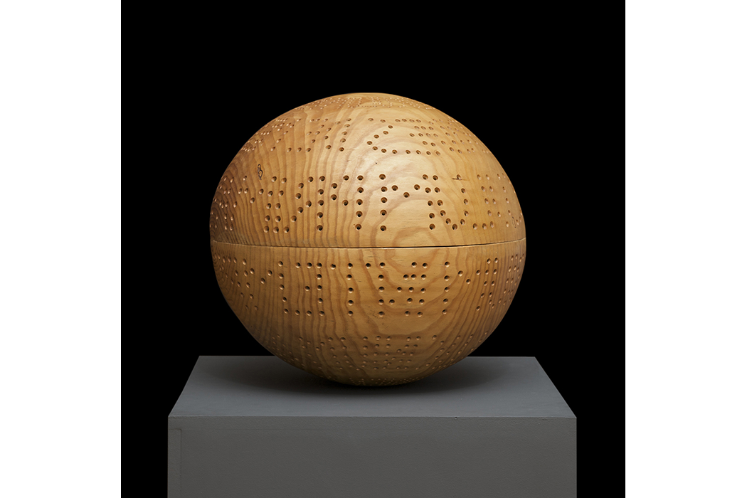 DILUCULUM. Madera de pino, 40 cm de diametro. Jorge Barbi